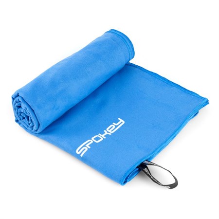 Towel SPOKEY SIROCCO XL quick drying 85x150 turquoise with removable buckle