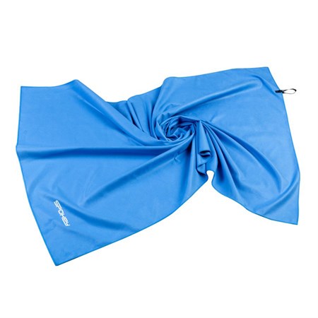 Towel SPOKEY SIROCCO XL quick drying 85x150 turquoise with removable buckle