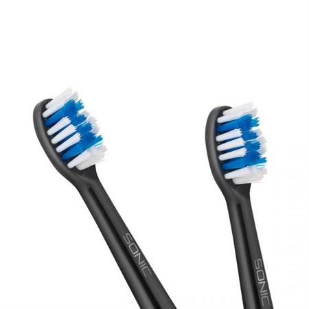 Toothbrush heads TEESA Sonic Black hard
