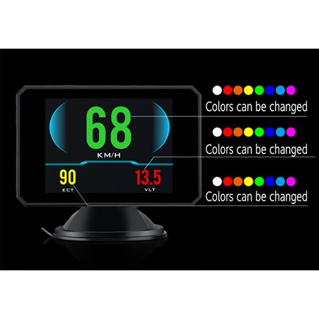 On-board display 2,8'' CARCLEVER SE-163