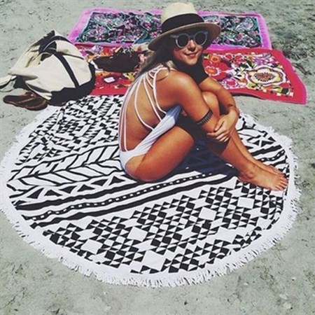 Beach Towel/Mandala Blanket GEOMETRY