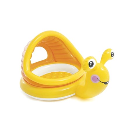 Children's pool TEDDIES snail with a roof 145x102x74cm