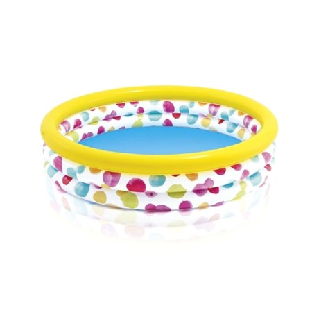 Children's pool TEDDIES with polka dots 147x33cm
