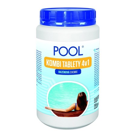 Multifunkční tablety pro chlorovou dezinfekci bazénové vody LAGUNA 4v1 Pool Kombi 1kg