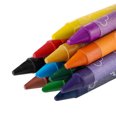Wax crayons EASY 12 colors