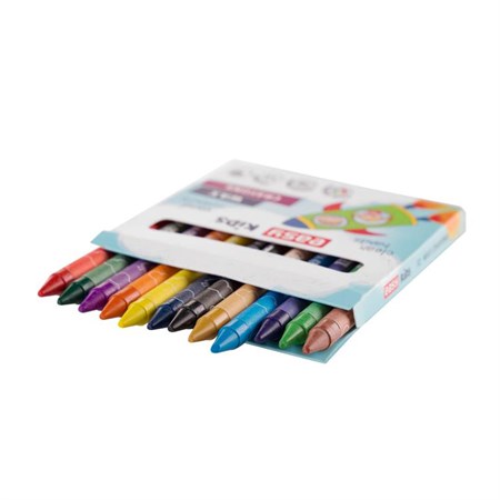Wax crayons EASY 12 colors