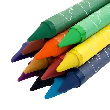 Wax crayons EASY JUMBO MAX 12 colors