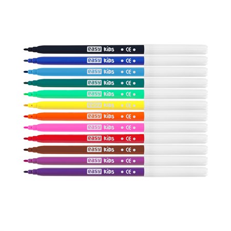 Markers EASY Colors 12 colors