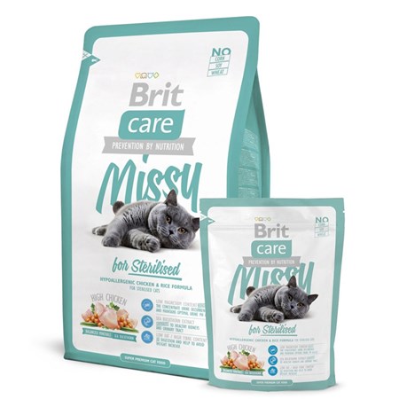 Granule BRIT CARE CAT MISSY FOR STERILISED 7 kg
