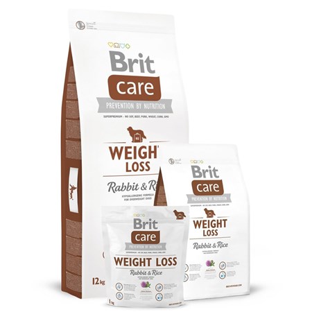 Granules BRIT CARE DOG WEIGHT LOSS RABBIT & RICE 12 kg