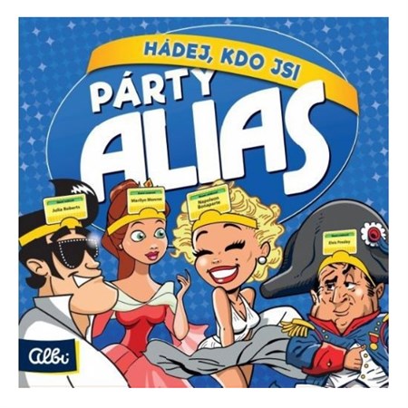 Hra stolní ALBI Párty Alias: Hádej kdo jsi