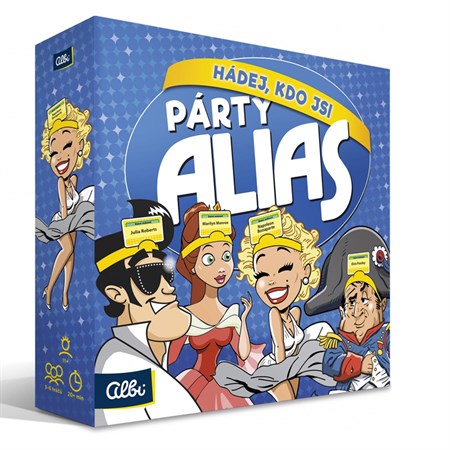Hra stolní ALBI Párty Alias: Hádej kdo jsi