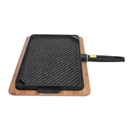 Barbecue plate ORION Grande 43x26cm with removable handle