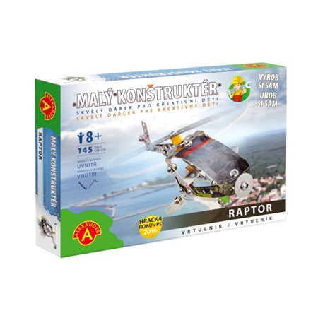 Kit PEXI SMALL CONSTRUCTOR Raptor helicopter