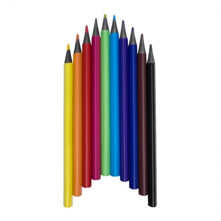 Crayons EASY Colp Jumbo triangular woodfree 12pcs