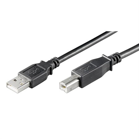 Kabel NEDIS 1x USB 2.0 A konektor - 1x USB 2.0 B konektor 0.5m