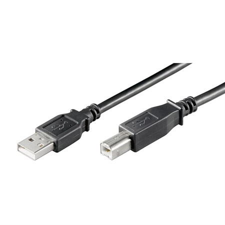 Kabel NEDIS 1x USB 2.0 A konektor - 1x USB 2.0 B konektor 2m