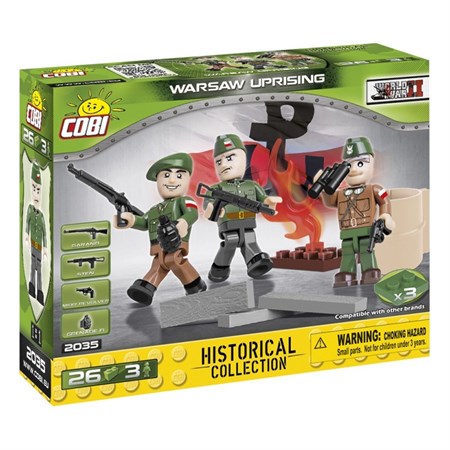 Kit COBI 2035 3 figures with accessories Warsaw Uprising, 26 b