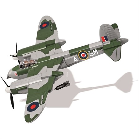 Kit COBI 5542 Small Army II WW De Havilland Mosquito, 370 k, 1 f