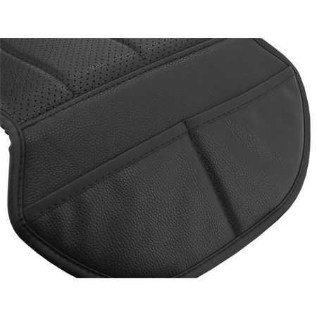Car seat cover COMPASS 04082 Strick Air Black with ventilation