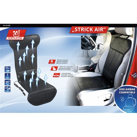 Autopoťah COMPASS 04082 Strick Air Black s ventiláciou