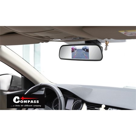 LCD display COMPASS 33398 for rearview mirror