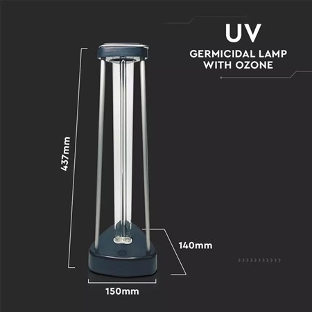 Germicídna UV lampa s ozonom V-TAC VT-3238