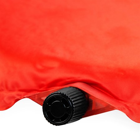Self-inflating mat SPOKEY SAVORY PILLOW with pillow red