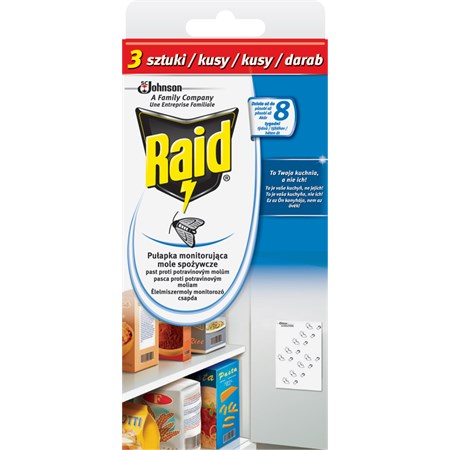 RAID proti potravinovým molům 3ks