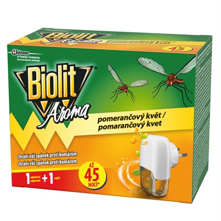 BIOLIT electric vaporizer - with liquid filling with orange blossom 45 nights 27ml