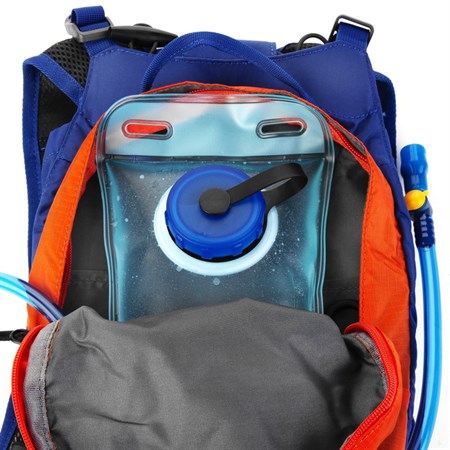 Sports backpack SPOKEY DEW 15l orange-blue