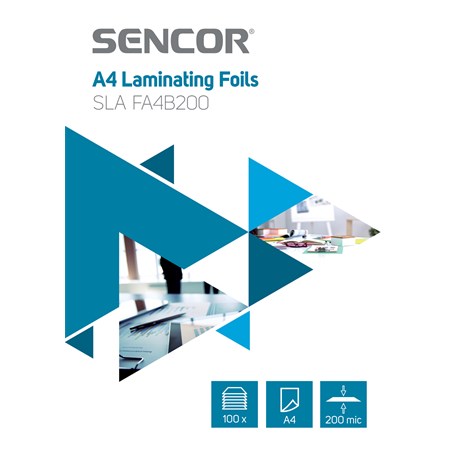 Laminating foil SENCOR SLA FA4B200 A4 200mic 100pcs