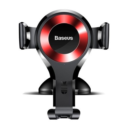 Car holder BASEUS  GRAVITY with suction cup black/red
