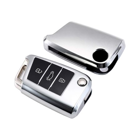 Key case Škoda Karoq since 2017 Silver Premium