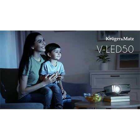 Projektor KRUGER & MATZ V-LED50 WiFi KM0371