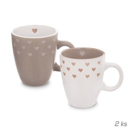 Set of mugs ORION Love Me Heart 0,14l