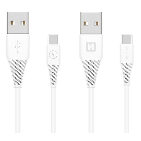 Kábel SWISSTEN 71504400 USB/USB-C 3.1 1,5m White