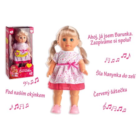 Doll TEDDIES Barunka 42 cm walking and czech singing
