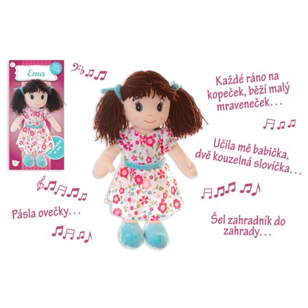 Doll TEDDIES Ema 40 cm czech speaking and singing