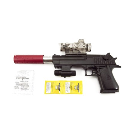 Detská pištoľ TEDDIES na vodnej guličky a náboje 33cm