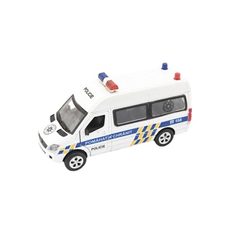 Children's police car TEDDIES with sound and light 15cm
