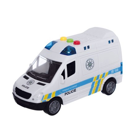 Children's police van for the flywheel TEDDIES with sound and light 15cm
