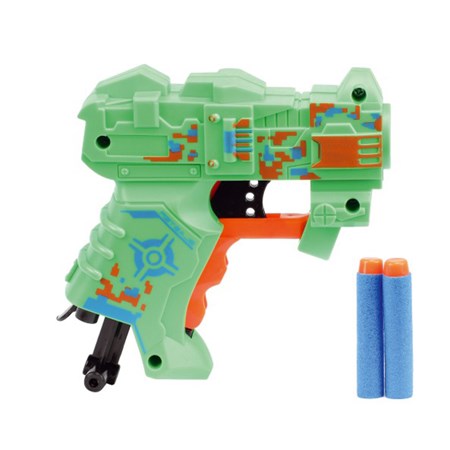 Children's pistol TEDDIES for foam bullets 11 cm 2pcs
