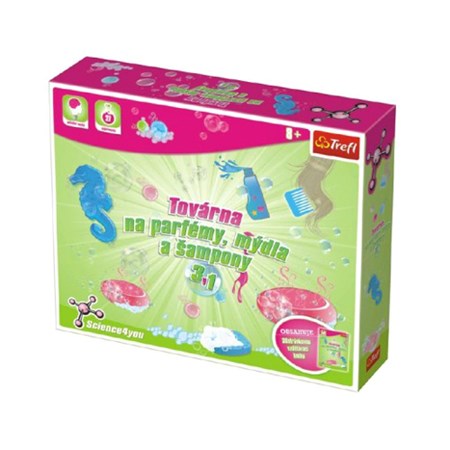Children's creative game TREFL factory for perfumes, soaps and shampoos