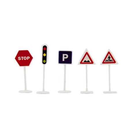 Children's traffic signs TEDDIES 14pcs