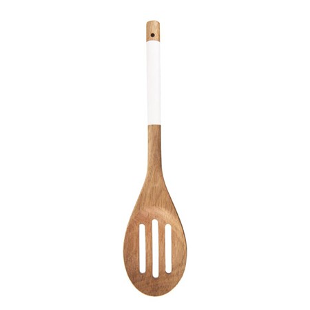 Wooden spoon with holes ORION Whiteline 30cm