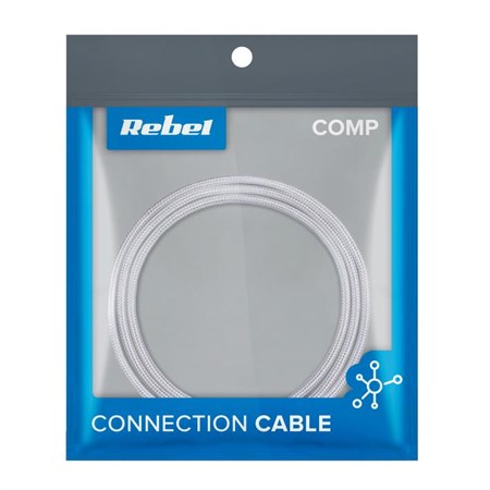 Kábel REBEL RB-6000-050-W USB/Micro USB 0,5m White
