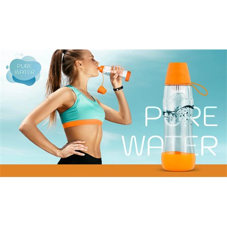 Fľaša na vodu TEESA Pure Water Orange TSA0120-O