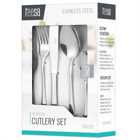 Cutlery set TEESA TSA0135 30pcs