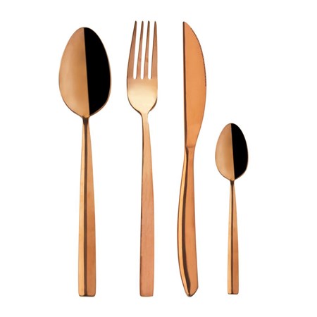 Cutlery set ORION Copper 24pcs